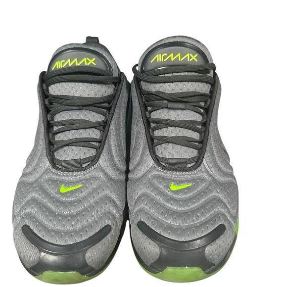 Nike Air Max 720 – Grey Mesh with Neon Green Sole (Size 9, Pre-Loved) - Picture 3 of 6
